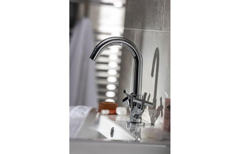 Abode Serenitie Basin Mixer - Chrome