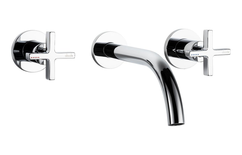 Abode Serenitie Wall Mounted Basin/Bath Mixer - Chrome