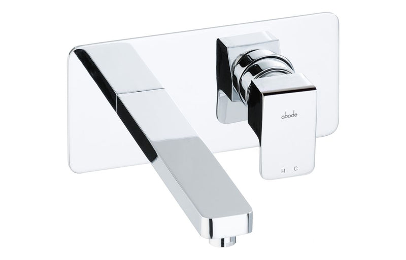 Abode Fervour Wall Mounted Basin Mixer - Chrome