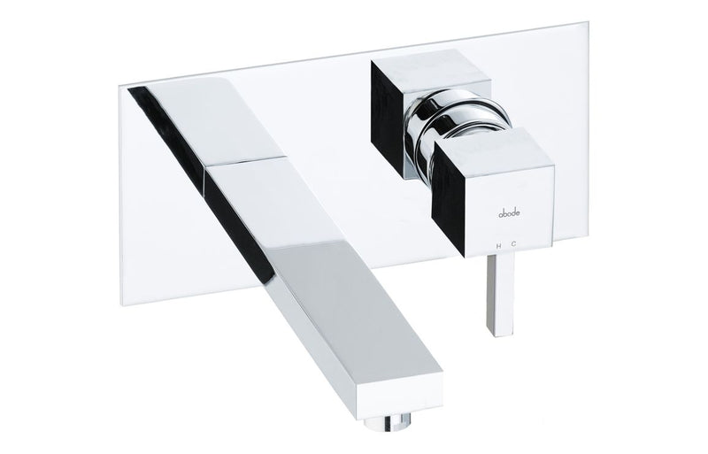 Abode Zeal Wall Mounted Basin Mixer - Chrome