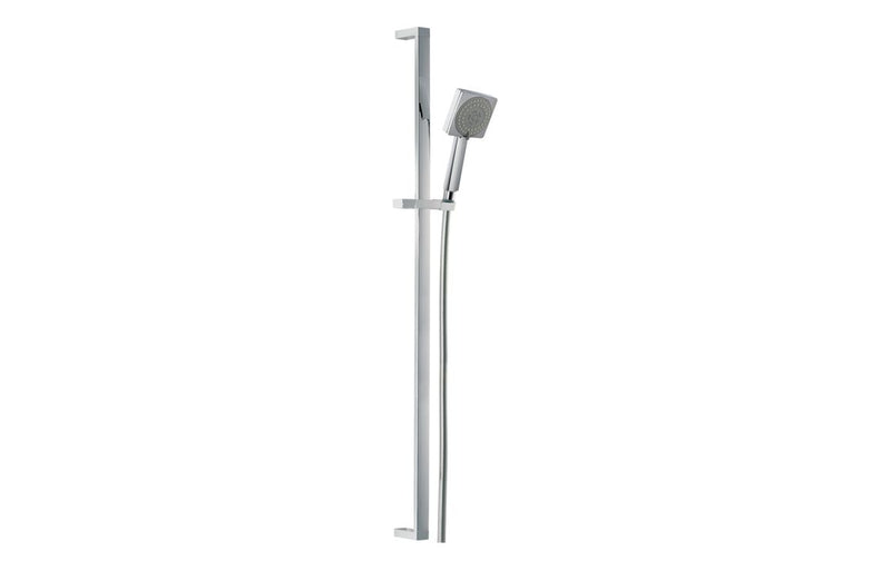 Abode Euphoria Square Sliding Rail Shower Kit (Single Pattern) - Chrome