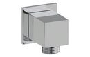 Abode Euphoria Square Wall Outlet - Chrome