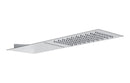 Abode Storm Slimline 3mm Wall Mounted Waterfall Showerhead - Stainless Steel