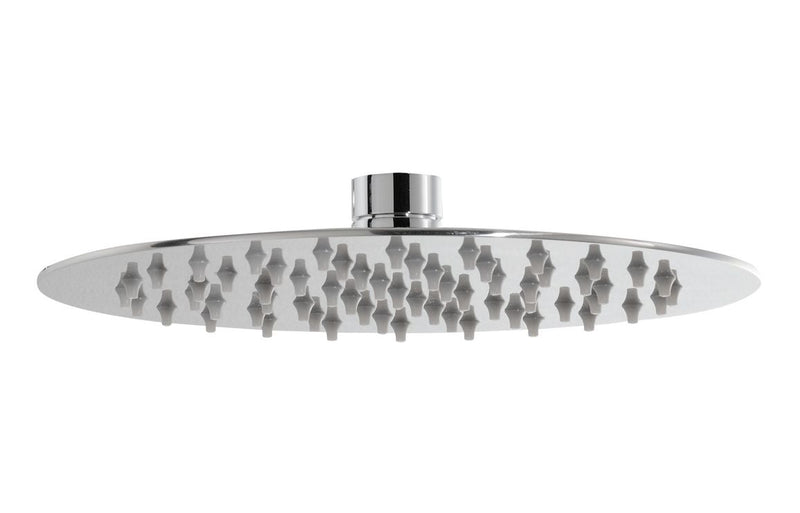 Abode Storm Slimline 200x200x3mm Circular Showerhead - Stainless Steel