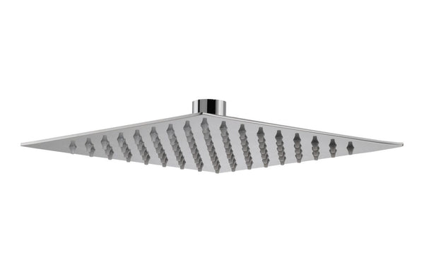 Abode Storm Slimline 200x200x3mm Square Showerhead - Stainless Steel
