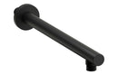 Abode Euphoria Wall Mounted Circular Shower Arm - Matt Black