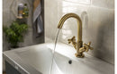 Abode Serenitie Basin Mixer - Antique Brass