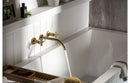 Abode Serenitie Wall Mounted Basin/Bath Mixer - Antique Brass