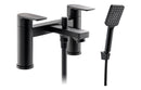 Abode Aquip Deck Mounted Bath Shower Mixer - Matt Black