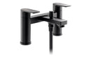 Abode Aquip Deck Mounted Bath Shower Mixer - Matt Black