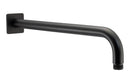 Abode Uno Wall Shower Arm - Matt Black