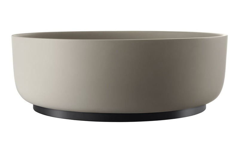 Abode Cava 375mm Round Basin - Pebble Grey
