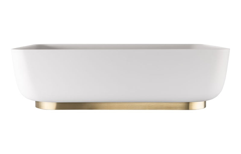 Abode Cava 450x350mm Tablet Basin - Chalk White