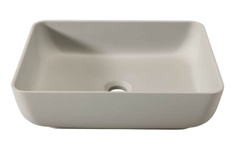 Abode Cava 450x350mm Tablet Basin - Pebble Grey