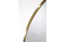 Abode Mayar 600mm Round Mirror - Brushed Brass