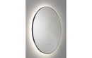Abode Mayar 600mm Round LED Mirror - Matt Black