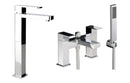 Abode Fervour Pack Offer 4 (Tall Basin Mixer & Bath/Shower Mixer) - Chrome