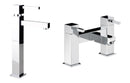 Abode Zeal Pack Offer 3 (Tall Basin Mixer & Bath Filler) - Chrome