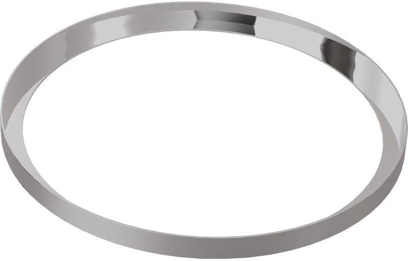 Abode Cava Round Basin Plinth - Chrome