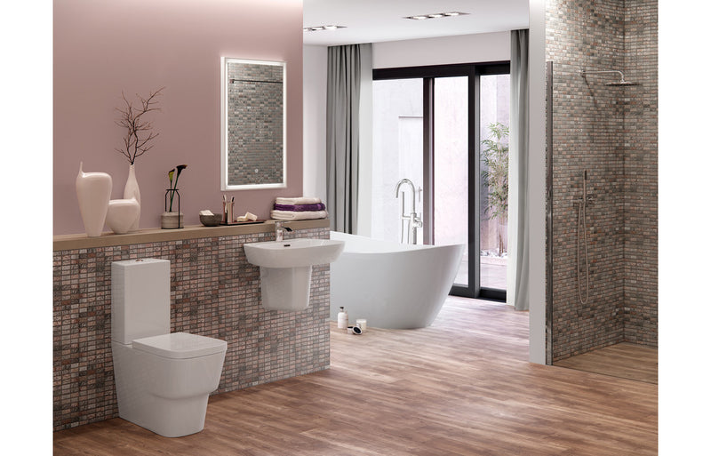 Martell 600x400mm 1TH Basin and Semi Pedestal