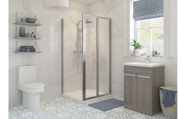 AquaLuxe Jubilee 700mm Side Panel - Chrome