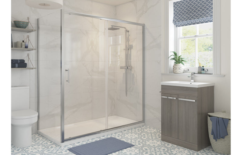 AquaLuxe Jubilee 900mm Side Panel - Chrome
