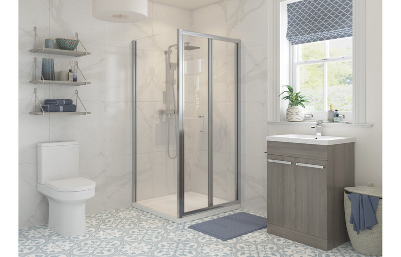 AquaLuxe Jubilee 900mm Side Panel - Chrome