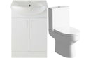 Harmony Lara 650mm Vanity & C/C Toilet Pack