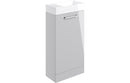 Harmony Rose 410mm F/S Basin Unit & C/C Toilet Pack - Grey Gloss