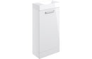 Harmony Rose 410mm F/S Basin Unit & C/C Toilet Pack - White Gloss