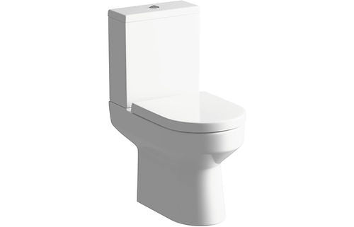 Harmony Rose 410mm with H Basin Unit & C/C Toilet Pack - Anthracite Gloss