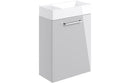 Harmony Rose 410mm with H Basin Unit & C/C Toilet Pack - Grey Gloss