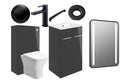 Harmony Rose 510mm F/S Furniture Pack - Anthracite Gloss with Black Finishes