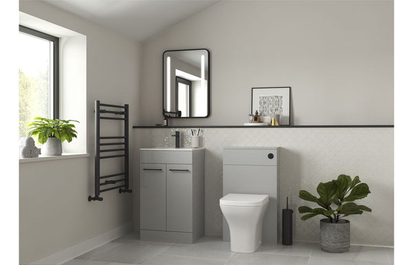 Harmony Rose 510mm F/S Furniture Pack - Grey Gloss with Black Finishes