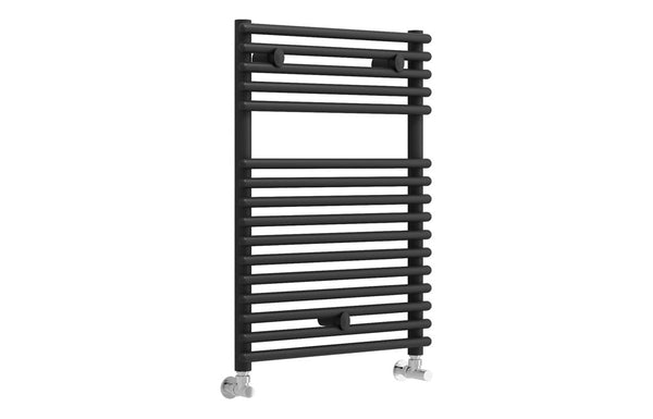 Harmony Bella Round Ladder Radiator (500x730mm) - Black