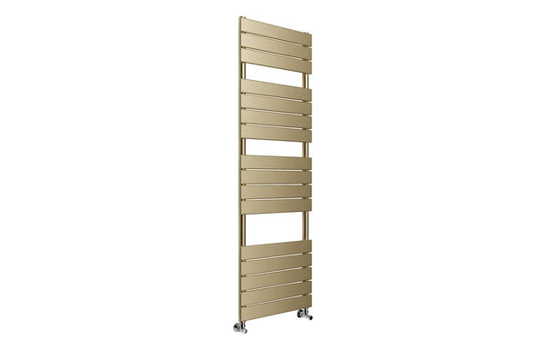 Harmony Ava Square Ladder Radiator (500x1500mm) - Brushed Brass