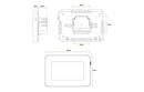 Harmony Touchscreen Thermostat - Arctic White