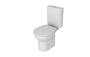 Harmony Sansa Close Coupled Rimless WC & Soft Close Seat - White