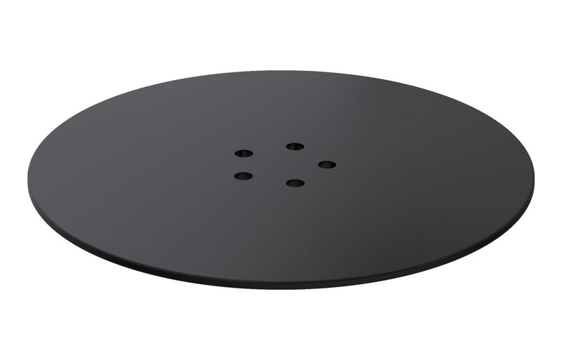 AquaLuxe Low Profile Tray Waste Cover - Matt Black