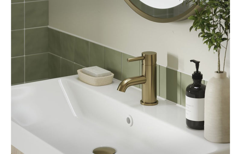 Harmony Ella Bath/Shower Mixer & Bracket - Brushed Bronze