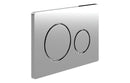 Harmony Round Push Button Flushplate - Chrome