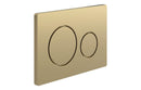 Harmony Round Push Button Flushplate - Brushed Bronze