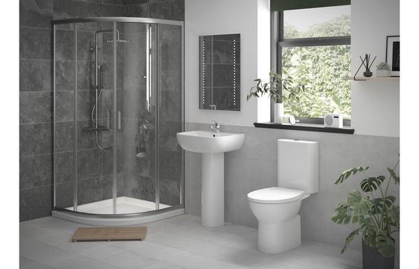 Harmony 2Go Full Suite with 900mm 2 Door Easy-Fit Quadrant & Tray