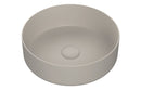 Harmony Valens 355mm Ceramic Round Washbowl & Waste - Matt Latte