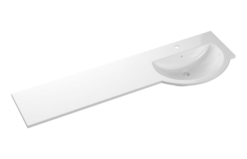 Harmony 1544mm Standard Round One-Piece Basin & Overflow Ring - Right Hand