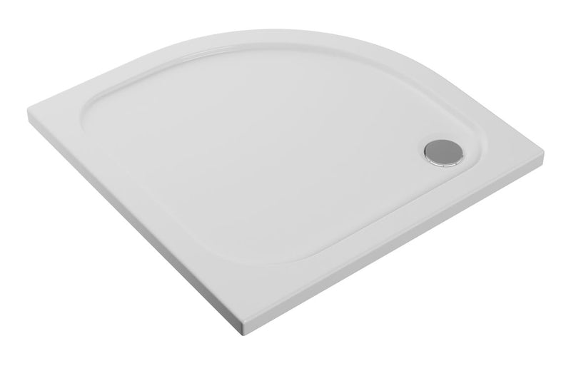 AquaLuxe Jubilee 800mm 2 Door Easy-Fit Quadrant & 45mm Tray Pack - Chrome