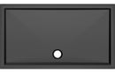 AquaLuxe 40mm Low Profile 1200x800mm Rectangular Tray & Waste - Matt Black