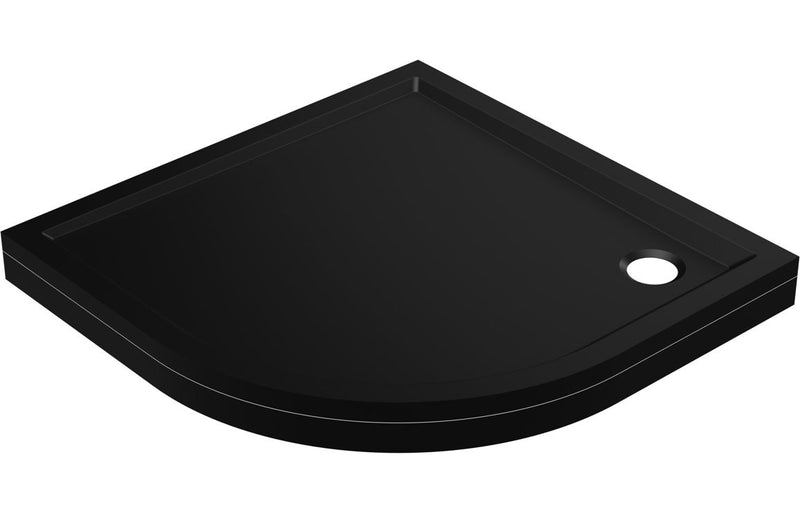 AquaLuxe Tray Riser Set for 40mm Low Profile Offset & Quadrant (800-900mm) - Matt Black