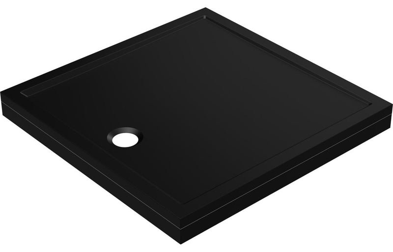 AquaLuxe Tray Riser Set for 40mm Low Profile Rectangular (1000-1200mm) - Matt Black