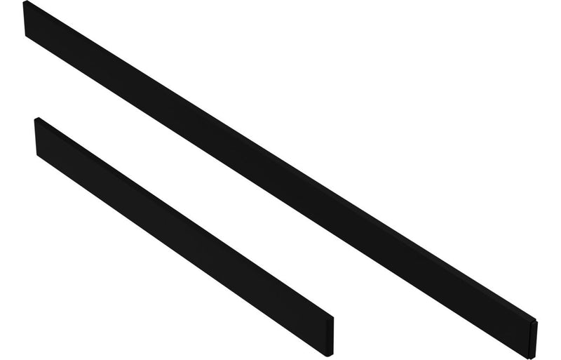 AquaLuxe Tray Riser Set for 40mm Low Profile Rectangular (1000-1200mm) - Matt Black